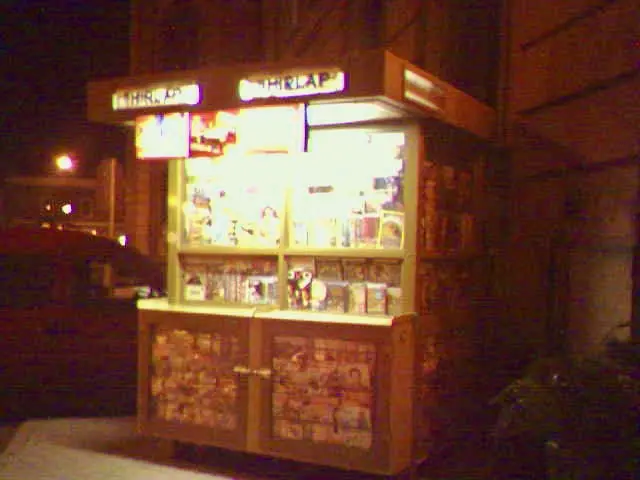 Éjszakai hírlapárus pavilon
