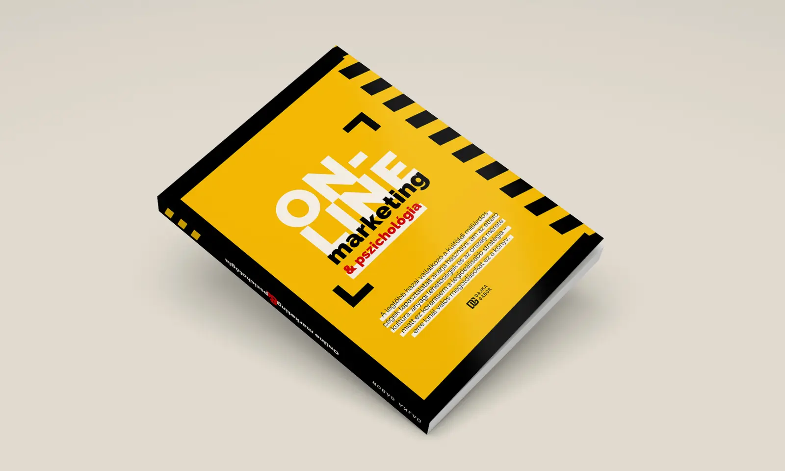 Könyvmockup – fekvő