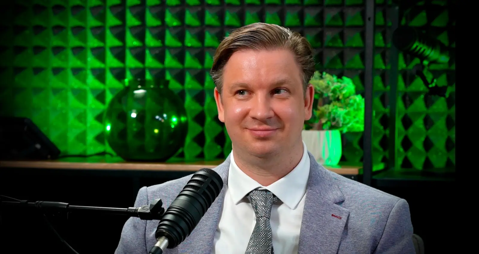 Podcaststúdióban